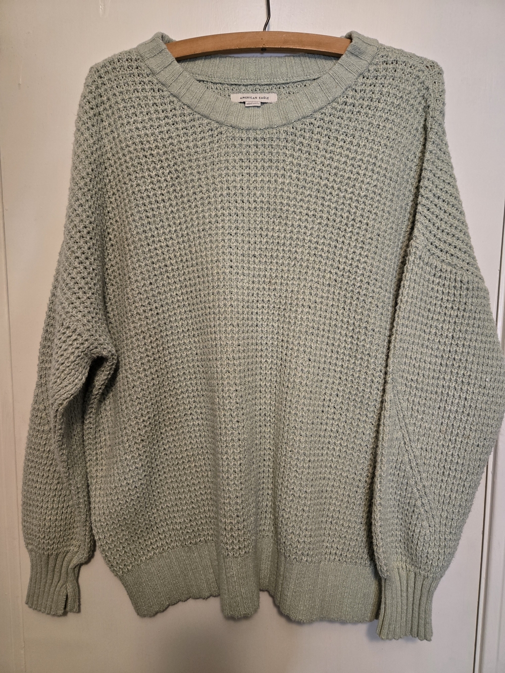 American Eagle Outfitters Sage Green Crewneck Sweater